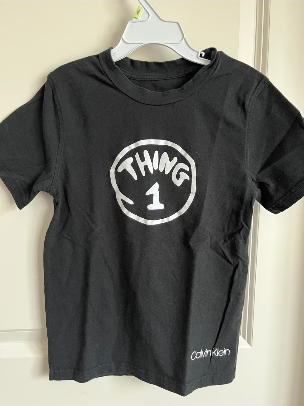 Calvin Klein Black Kids 'Thing 1' Graphic Tee